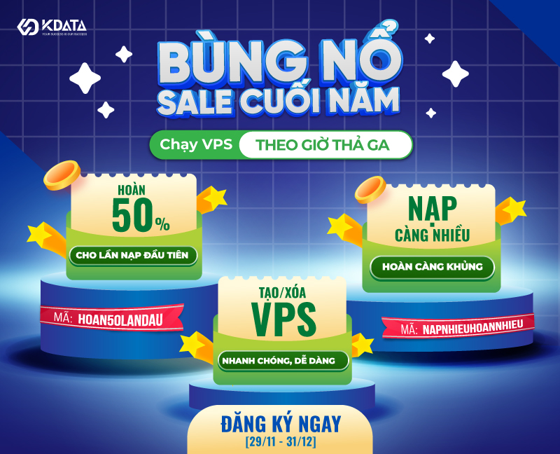 KDATA - Bùng nổ sale cuối năm